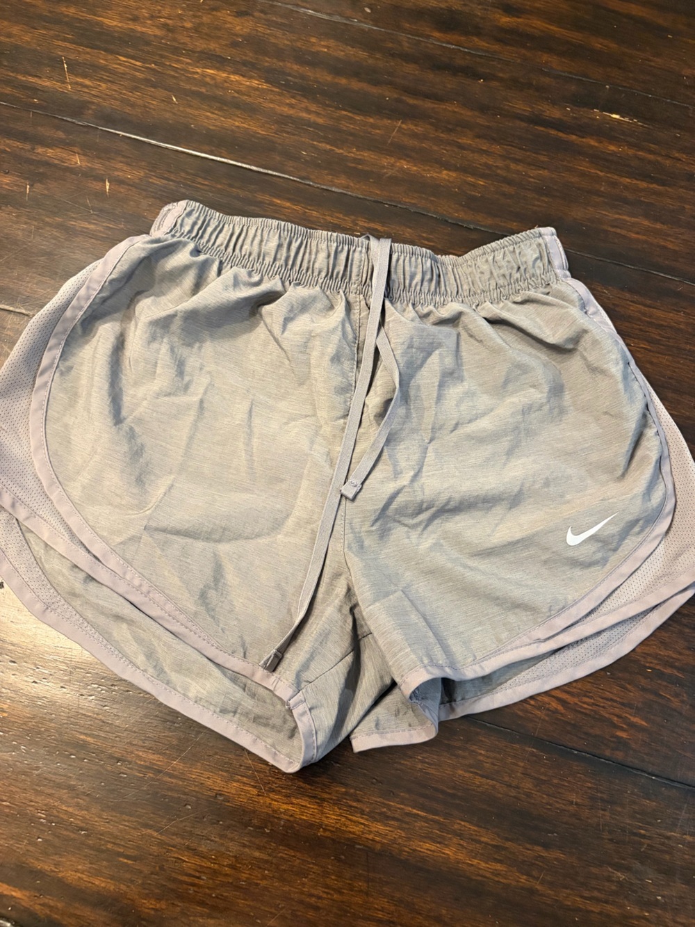 Nike Women's Gray Athletic Running Shorts with liner size small
